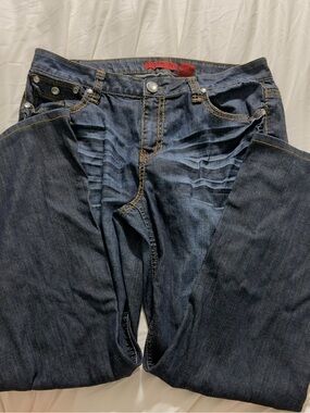 Zana Di Women's Dark Blue Boot Cut Jeans
